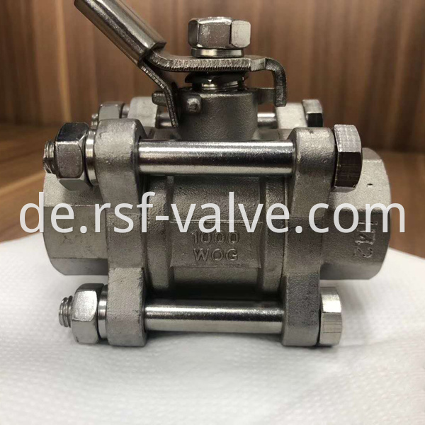 1000psi Wog Floating Ball Valve